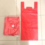 Kantong Plastik Merah Panjang Hio, Kembang Api Uk 17, 28 Cm - 500 gr